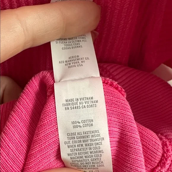 Aerie textured Henley hoodie pullover snap Medium NWOT - Picture 6 of 8